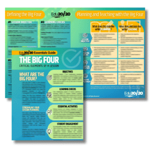 The Big Four Lesson Planning Essentials Guide